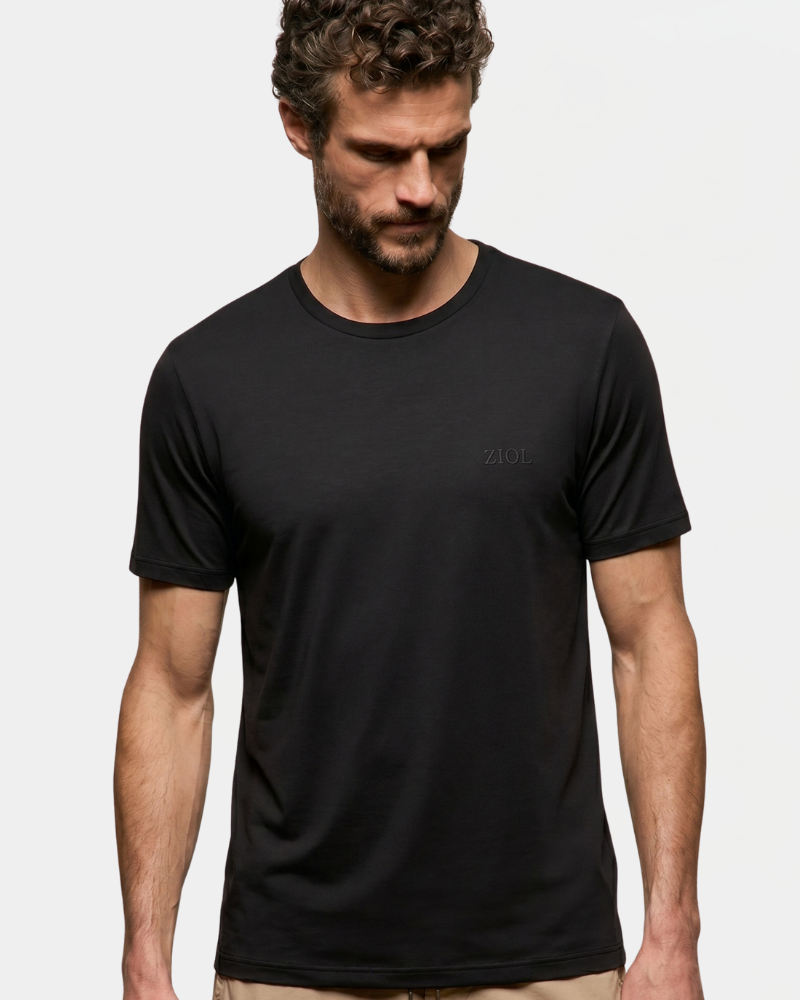 Algodao pima vs algodao comum, camiseta masculina Ziol Classic fibra extra-longa