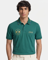 Polo Manga Curta Piquet Brasil Ziol