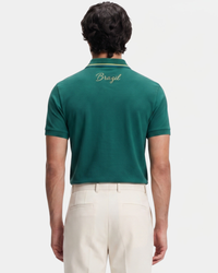 Polo Manga Curta Piquet Brasil Ziol