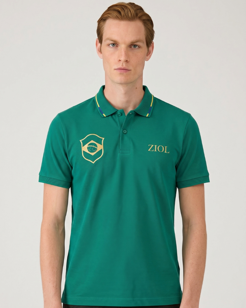 POLO PIQUÊ ZIOL BRASIL EDITION