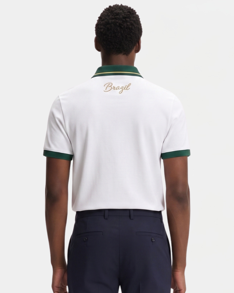 Polo Manga Curta Piquet Brasil Ziol