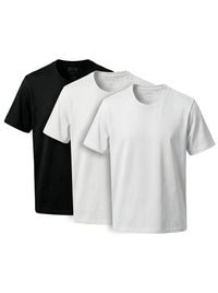 Kit ZIOL 3X - 3 Camisetas Algodão Egípcio Masculina