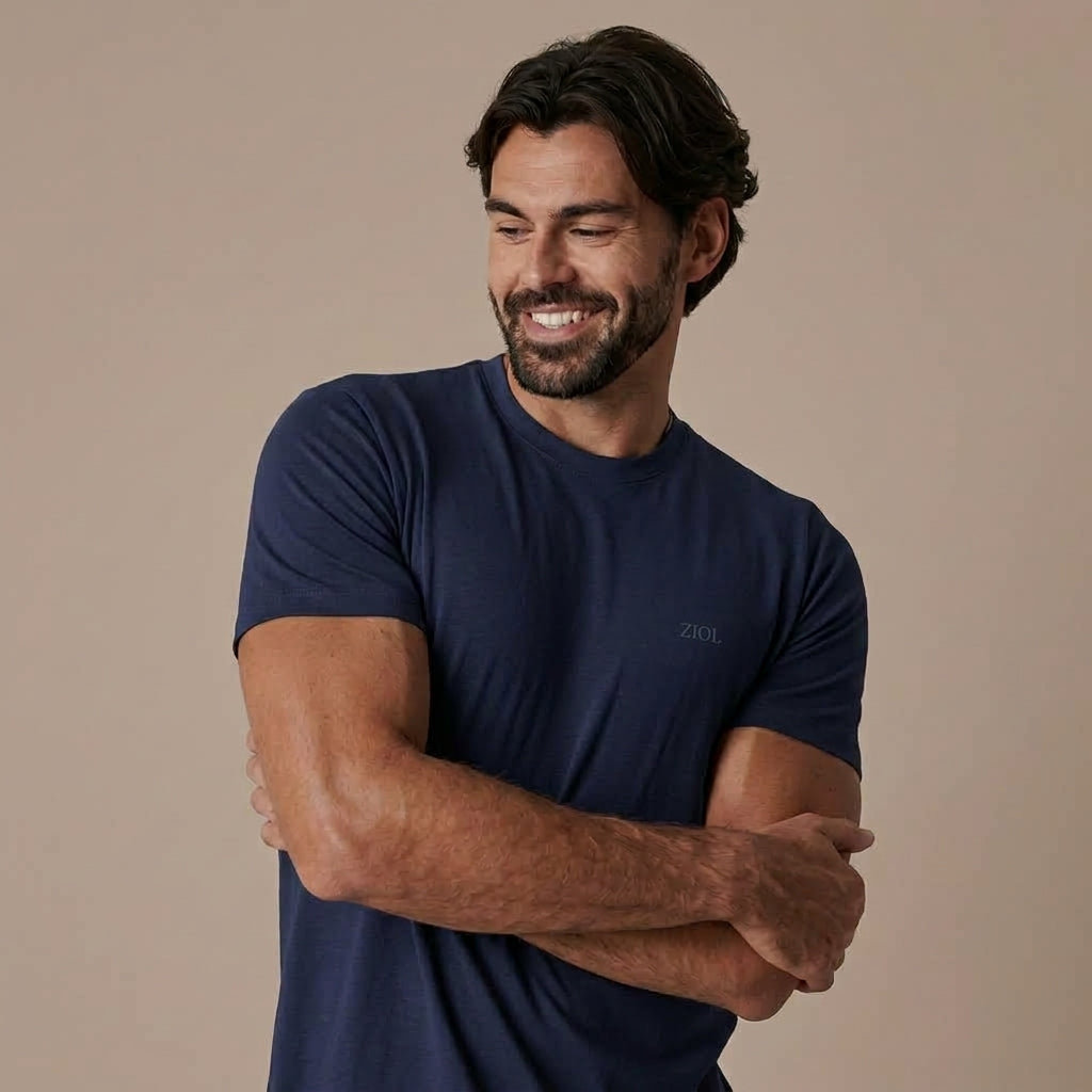 Camiseta ZIOL em algodão peruano Pima com fio 40/1 e 220 g/m²