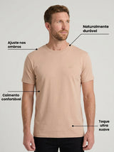 Camiseta Manga Curta Pima Cotton Clássica