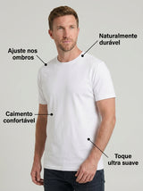 Camiseta Manga Curta Pima Cotton Clássica